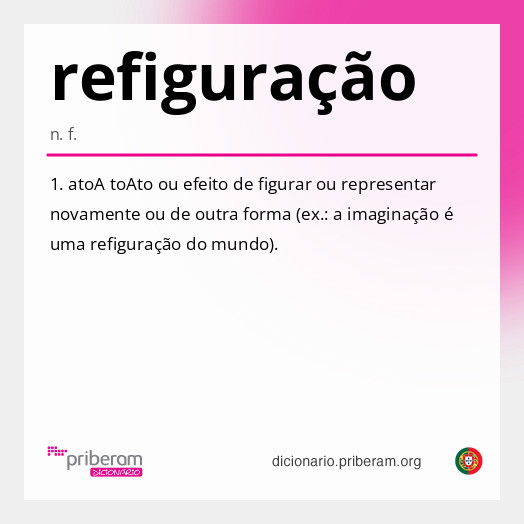 Significado de refiguração