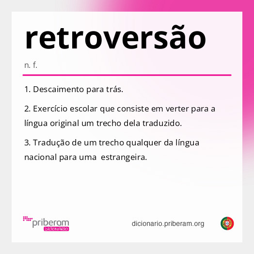 retroversão
