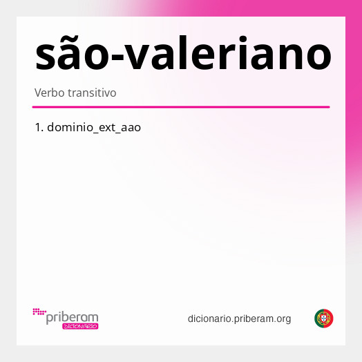 Significado de são-valeriano