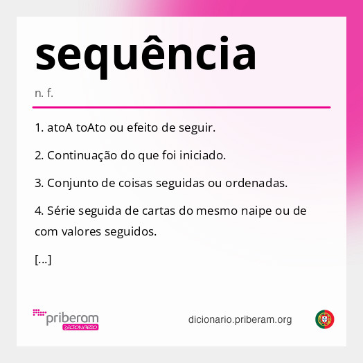 sequência