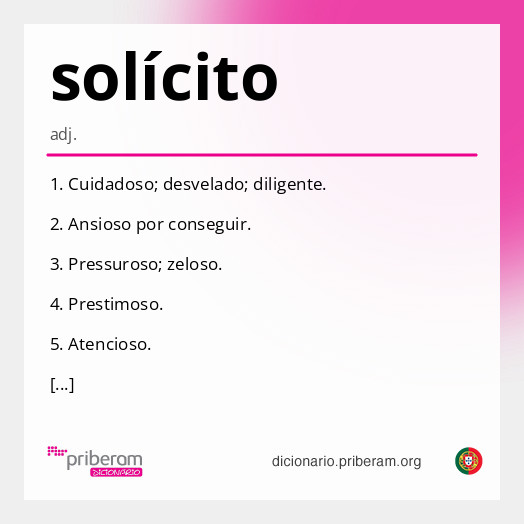 solícito