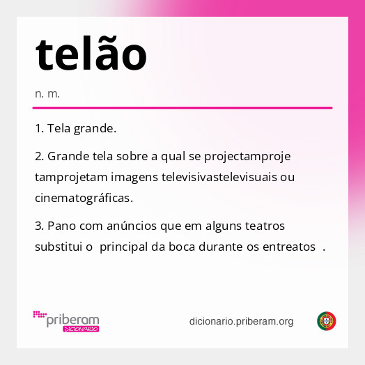 telão