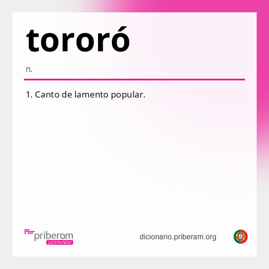 Significado de tororó