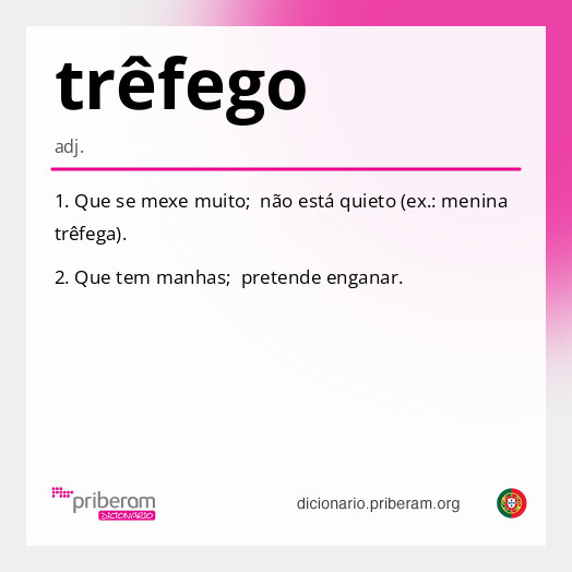 Significado de trêfego
