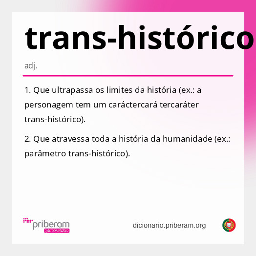 Significado de trans-histórico