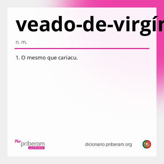 Significado de veado-de-virgínia