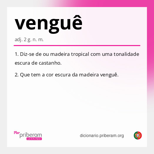 Significado de venguê