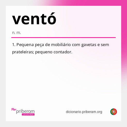 Significado de ventó