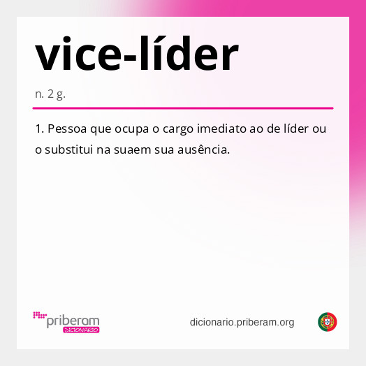 vice-líder